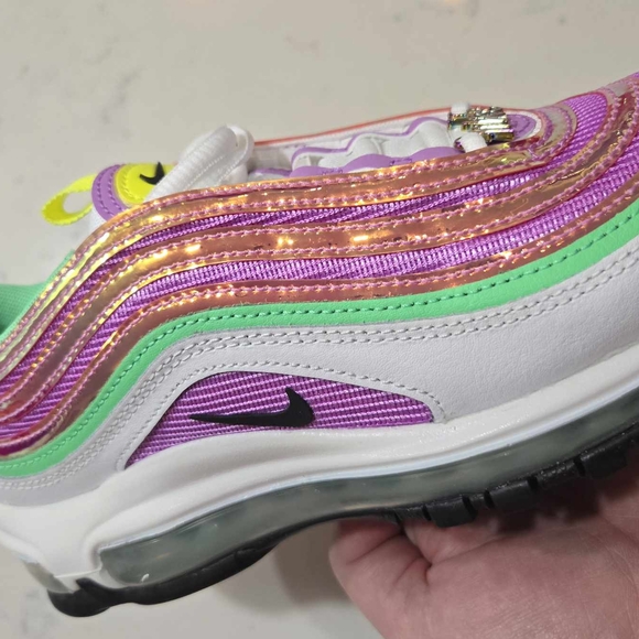Nike Air Max 97 Women's SZ.6 Fuchsia Glow/Lemon Venom CW5591-100 New - Picture 15 of 16